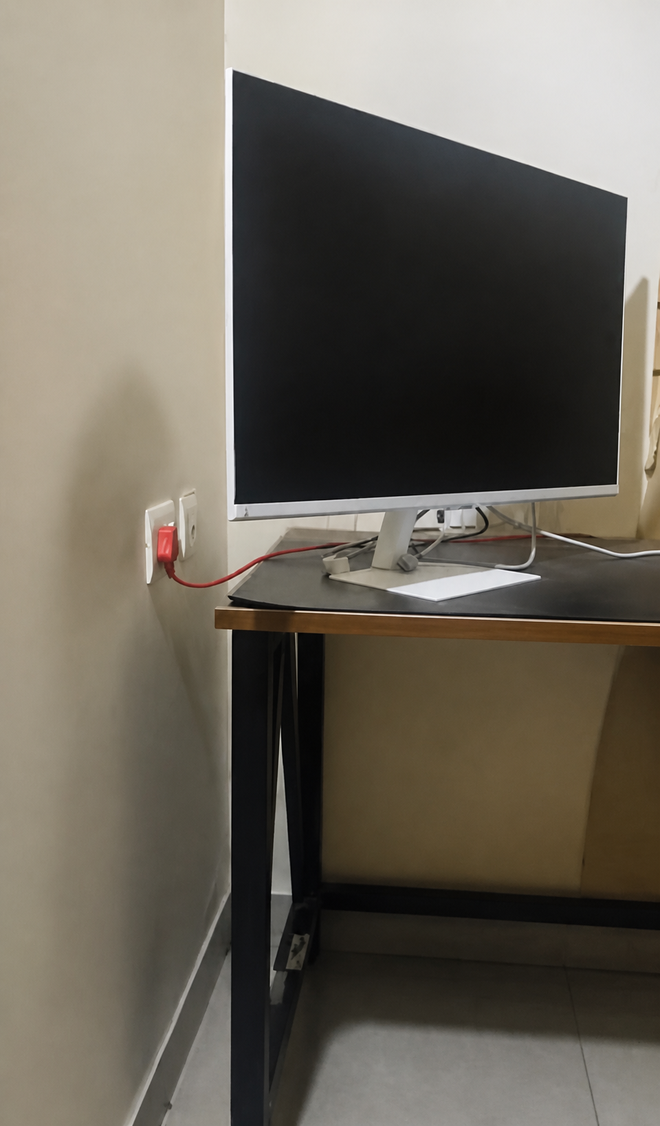 Desk setup recreated environment